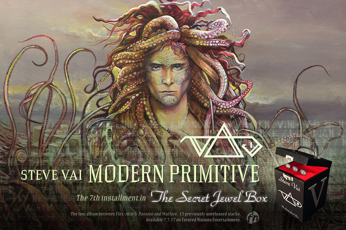 Steve Vai Modern Primitive will go into the Secret Jewel Box