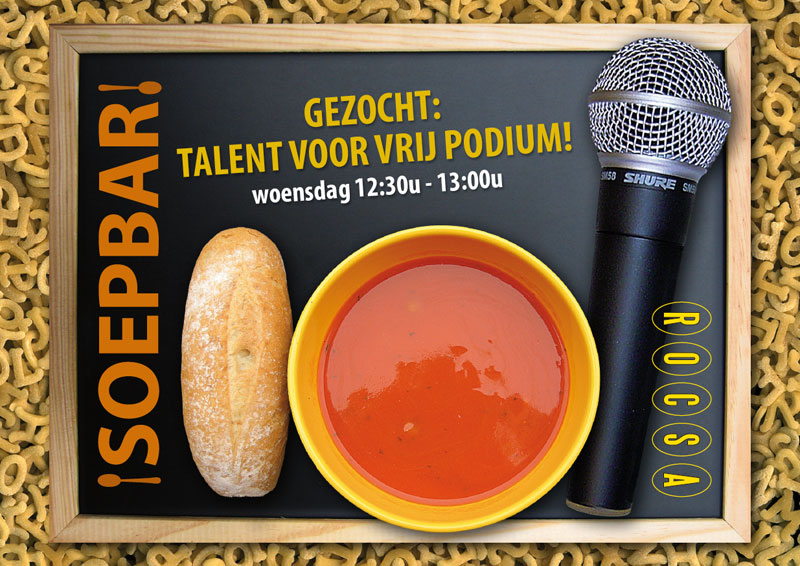 Soepbar advertentie voor Zone 09